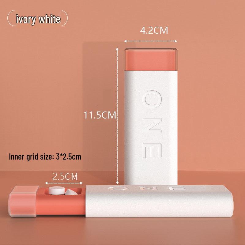 Portable 7-Day Pill Dispenser Box