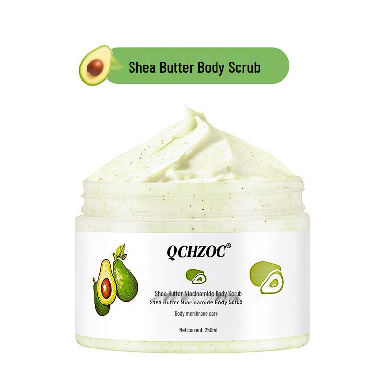 QCHZOC Shea Butter Niacinamide Body Scrub (3-Pack)