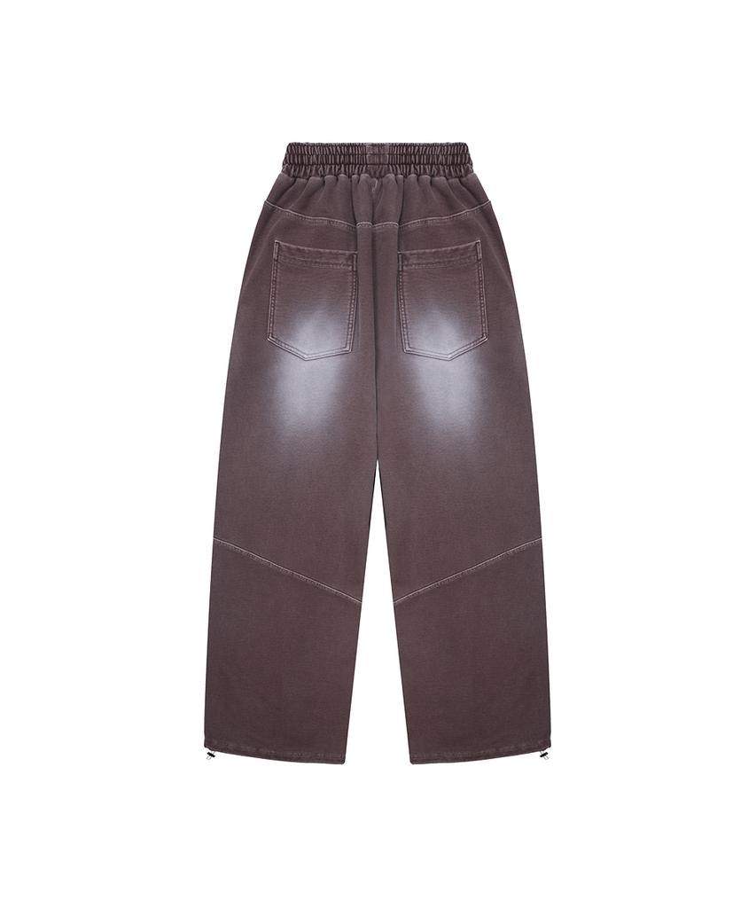 NINEZ Fade Wash Wide Sweatpants (2 Colors)