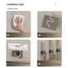 No-Punch Mop and Broom Holder with Hook