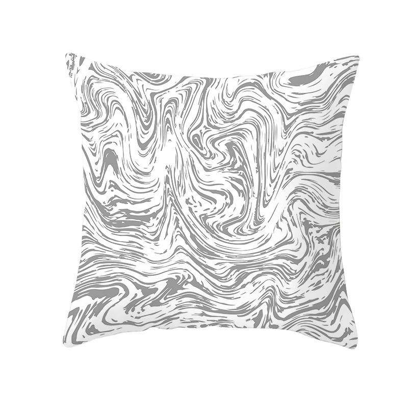 Black and White Geometric Decorative Pillowcases Living Room Office Home Pillowcases Car Ornaments