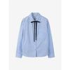 Cc Collect Dot Pattern Tie Shirt Blouse  C261msc001 
