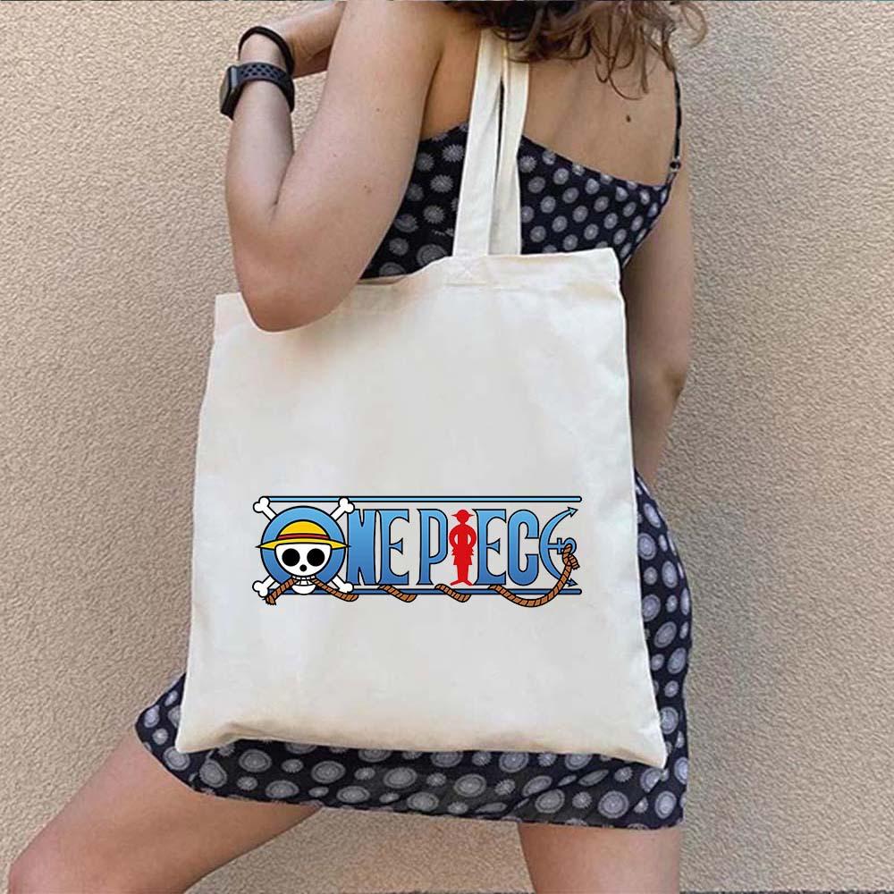 One Piece Luffy Aufdruck ein Schulter Canvas Tasche 7540
