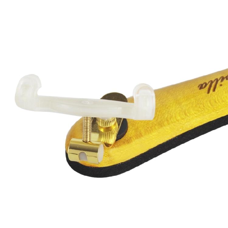 Height Adjustable 1/2 4/4 Size Solid Wood Violin Parts with Comfortable Foam Pad