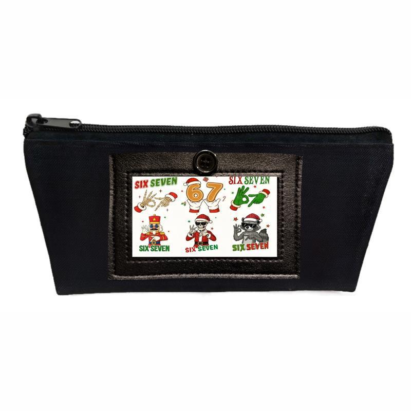 Six Seven 67 Kids' Pencil Case - Large, Medium, Small Stationery Bag for Boys and Girls, Office Storage Organizer.