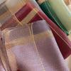 2023 Korean Fashion Striped Silk-Style Winter Shawl & Neck Warmer for Women