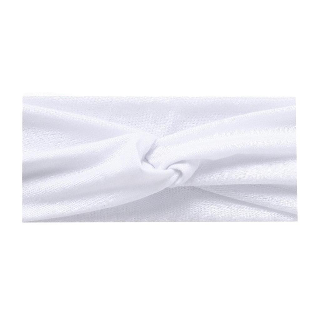 Faixa de Cabeça Larga Antiderrapante de Cor Sólida Estilo Boêmio Europeu para Yoga, Exercícios e Corrida Femininos