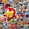 50Pcs Marvel The Avengers Anime Cartoon Sticker Diy Motorcycle Helmet Skateboard Laptop Bike Car Waterproof Stickers Decals