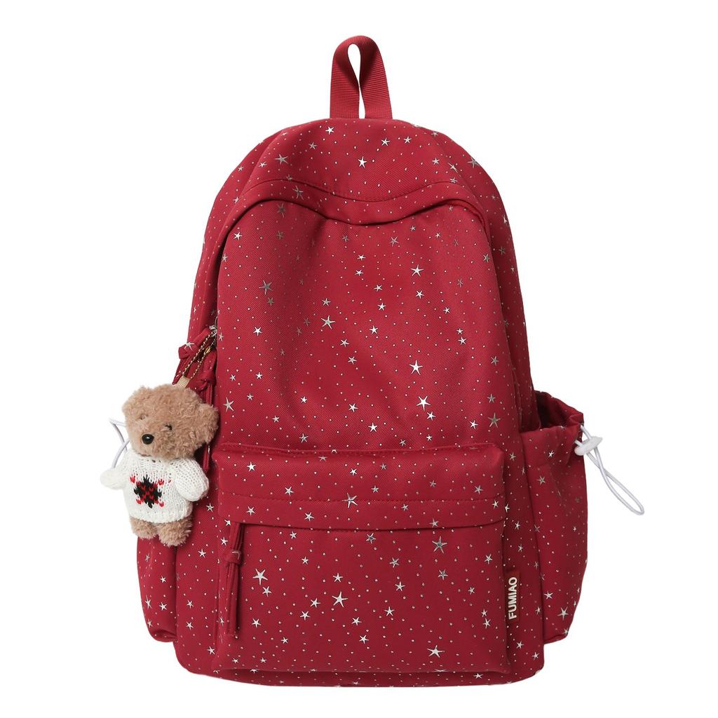 Schoolbag Gypsy Backpack for Men and Women with Large Capacity Japanese Small Fresh Schoolbag for Women's New Simple and Fashionable Junior