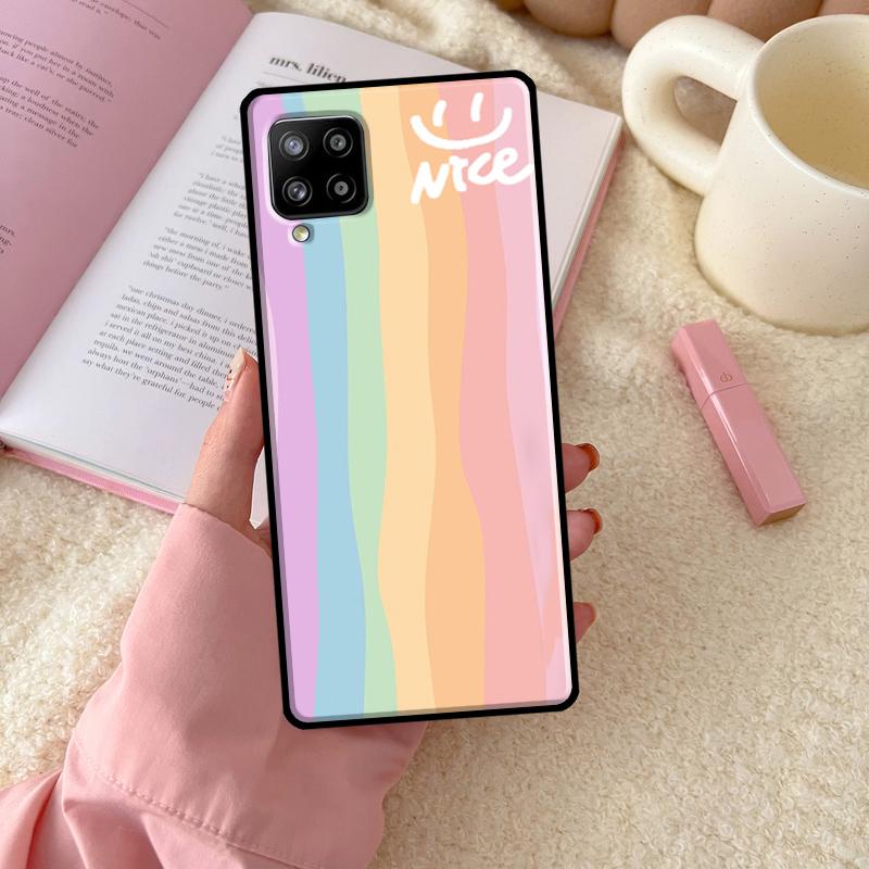 Rainbow Cute Cartoon For Samsung Galaxy A54 A34 A14 A52 A32 A12 A13 A33 A53 A15 A16 A26 A36 A56 A06 A35 A55 Case