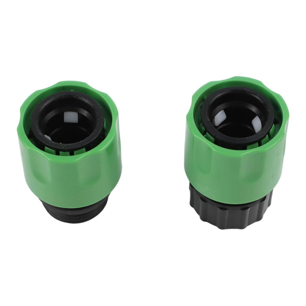 Hose Quick Connector Quick Repair Kit Replacement Spare Part 2pcs/set Water 3/4" Connector Female Male Mender