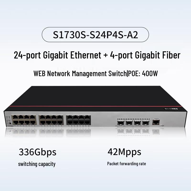 Huawei S1730S-S24P4S-A2 24-Port Managed PoE Gigabit Switch