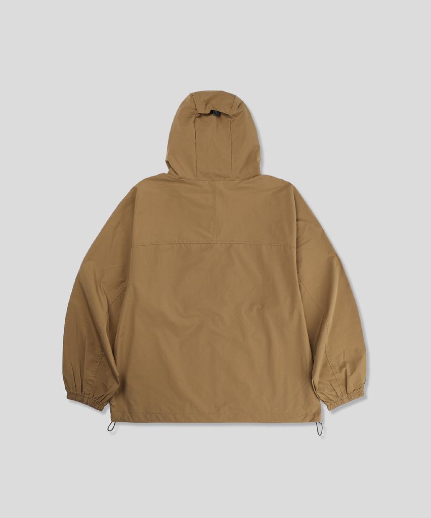 Andagain Utility Essential Windbreaker (Brown