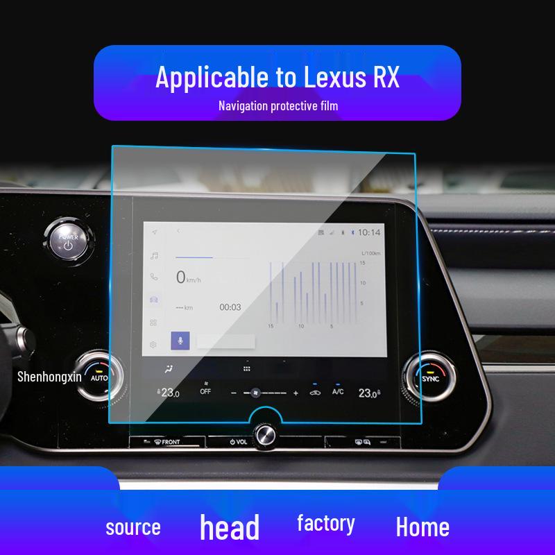Lexus UX 24 Tempered Film: RX Console, RZ Screen Protector for Car Interior