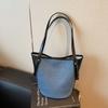 DenimTote Bag Women Fashion Shoulder Bag Casual Daily Use Structured Handbag