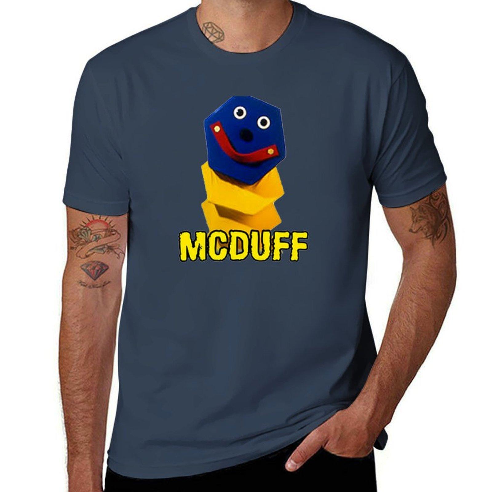Mcduff Johnson And Friends Tshirt Comfortable Workout Short Sleeve Shirt S