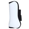 2PCS White Horse Jumping Leg Boot Protection Support Wrap Guard Professional Equestrian