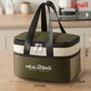 Insulated Lunch Bag Large Capacity Thermal Tote With Oxford Fabric And Aluminum Foil Leakproof Cooler For Picnic Office Travel