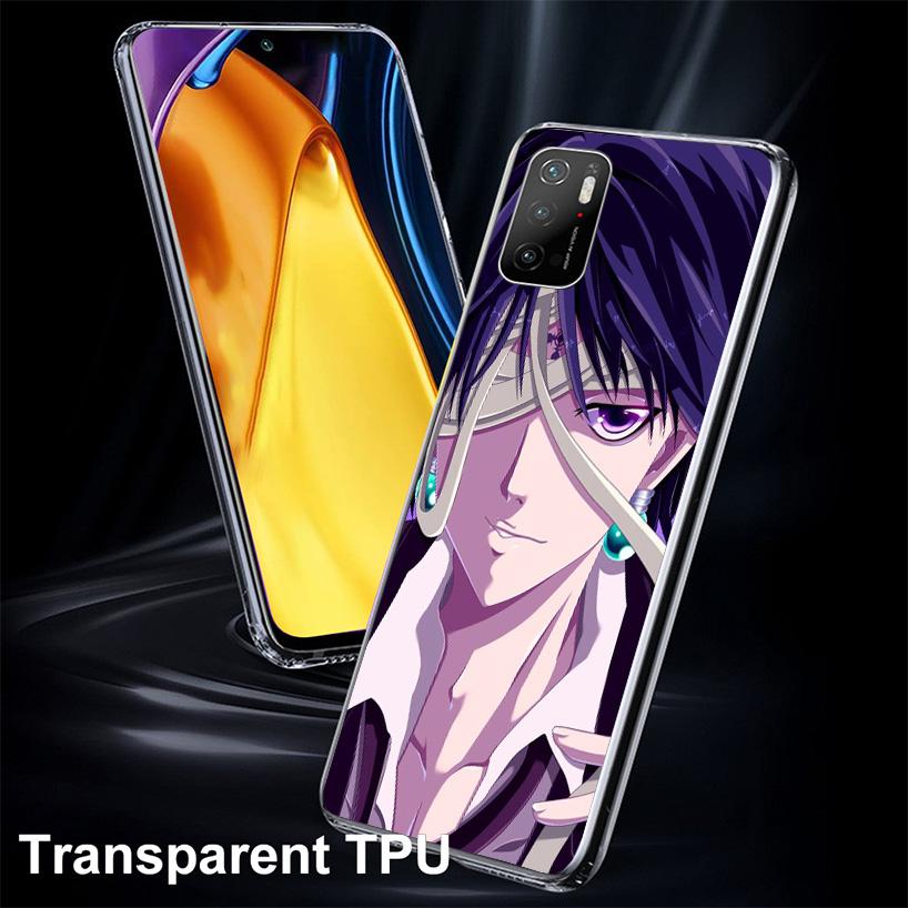 Huner X-Hunters Chrollo Shizuku Phone Case For Xiaomi Poco X7 X6 X5 Pro F7 Ultra Redmi 15C 15 13 13C 12 12C 10 10A 10C 9 9A 9C 9