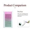 Sharp Thin Artificial Eyelashes 6D Volume Eyelash Extension False Eyelashes  Makeup Artists