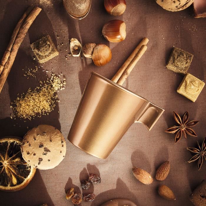 Tasse Mug - Luminarc - Flashy - 80 Ml - Verre - Marron Clair - 24 Unités