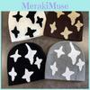 Fashion Star Pattern Neutral Casual Warm Knitted Hat For Autumn Winter And