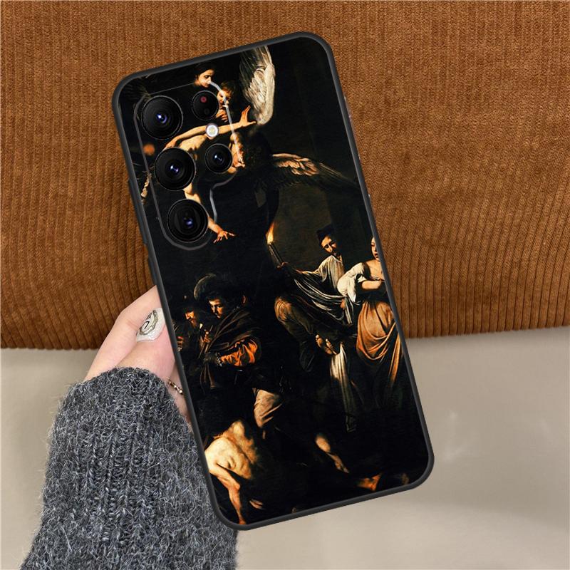 

Caravaggio Paintings Phone Case For Samsung Galaxy S25 Ultra S9 S10 Plus S20 FE S21 S22 S23 S24 Ultra Back Cover Galaxy S21 Plus