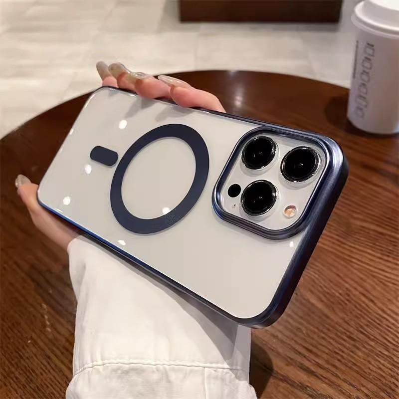 Applicable To Apple 15 Matte PC Phone Case 14 Magnetic Wireless Charging 13 Simple and Atmospheric 12 Advanced Anti Fall Protection Case