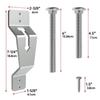 Wear Resistant Wheel Bracket Generic Tire Carrier Bracket  Vehicle Cargo Van