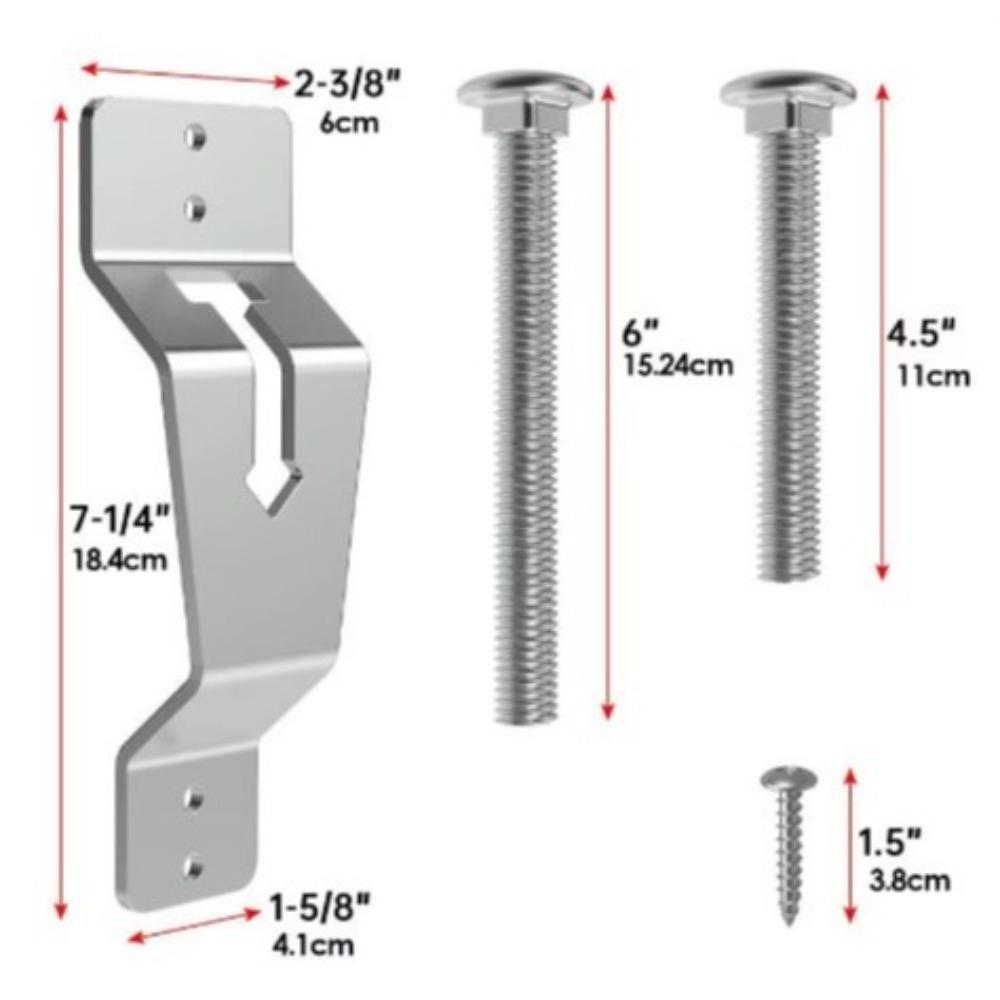 Wear Resistant Wheel Bracket Generic Tire Carrier Bracket  Vehicle Cargo Van