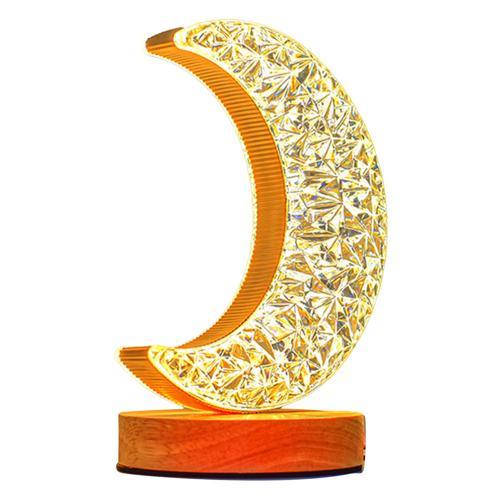 

Decorative Table Lamp Bedside Night Light Romantic Table Lamps Innovative Ornaments for Bedroom Moon Style