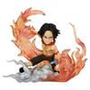 One Piece Anime Figure 10cm Q Version Battle Portgas D Ace Action Figure Model PVC Statue Toy Doll Collection Gift