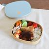 Sabu Kichijitsu Wood Grain Lunch Product 412318 Single-Tier Box, Mint, 610ml, Code