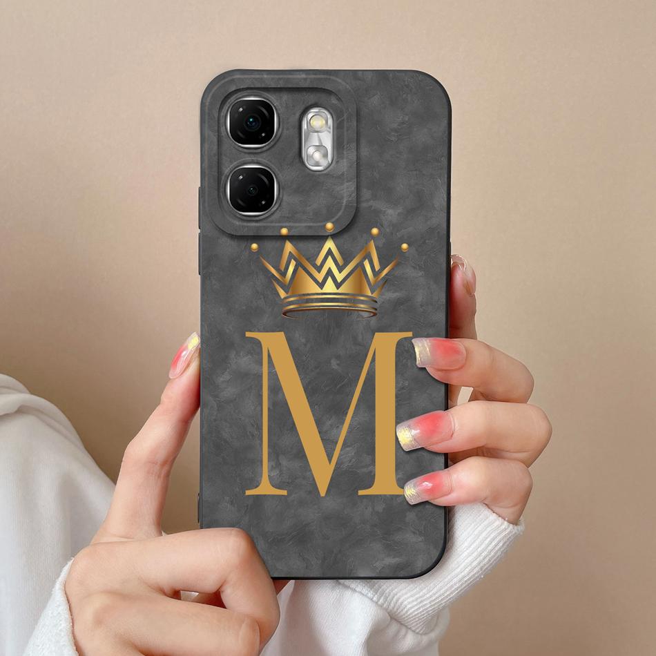 For Infinix Smart 9 Case Wave Texture Letters Back Cover For Infinix Smart9 X6532 Soft High Quality Silicone Couple Phone Cases