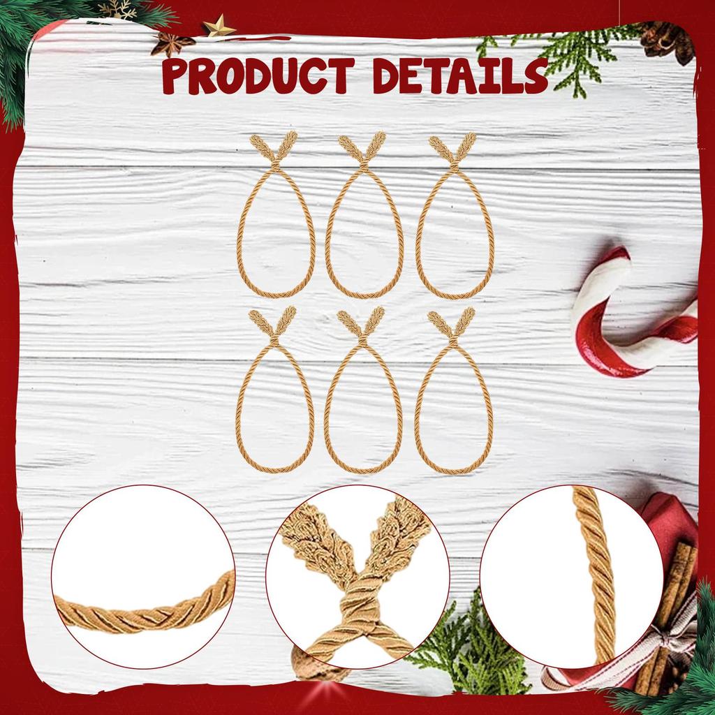 Decorative Twist Ties Christmas Garland Banister Fasteners Easy Use for Home Wedding Decorations