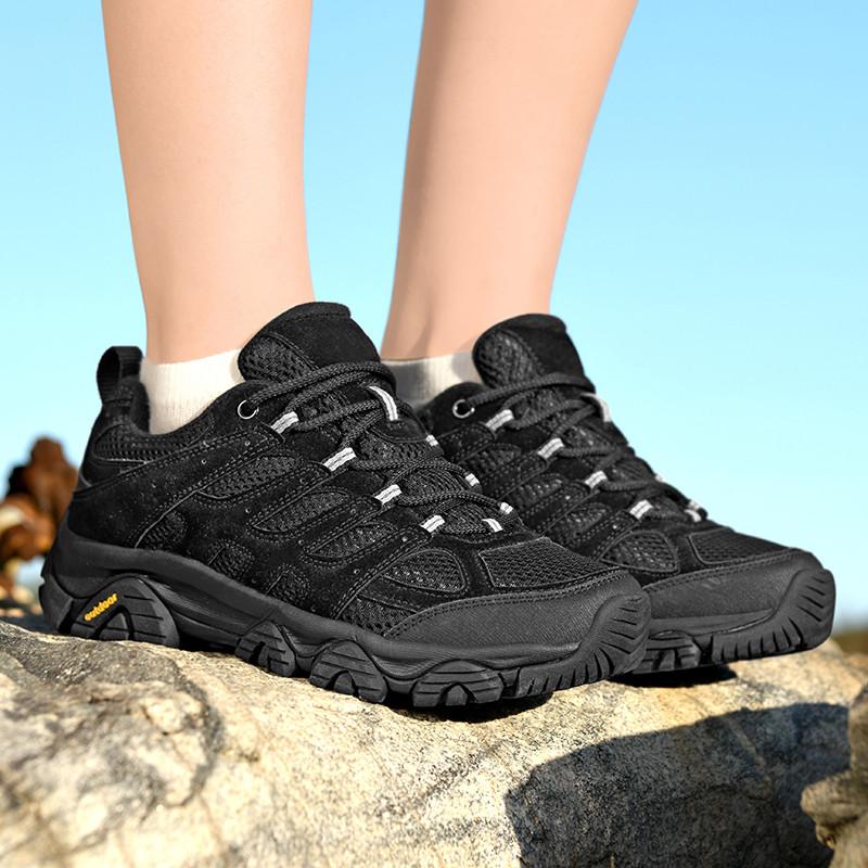 Casual Sneakers Women Breathable Soft Flat Low-top Casual Outdoor Hiking Shoes Men Anti-slip Lace-up Durable Men Shoes Women