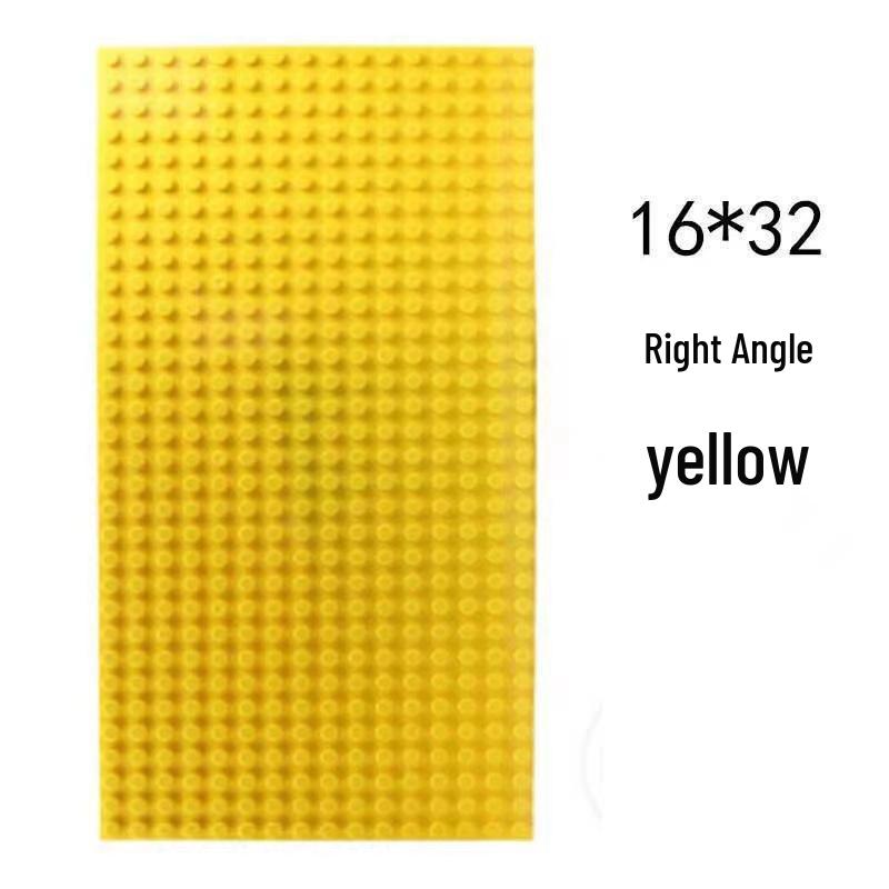 Large Particle Baseplate for Universal Building Blocks - Educational Interlocking Toy for Children