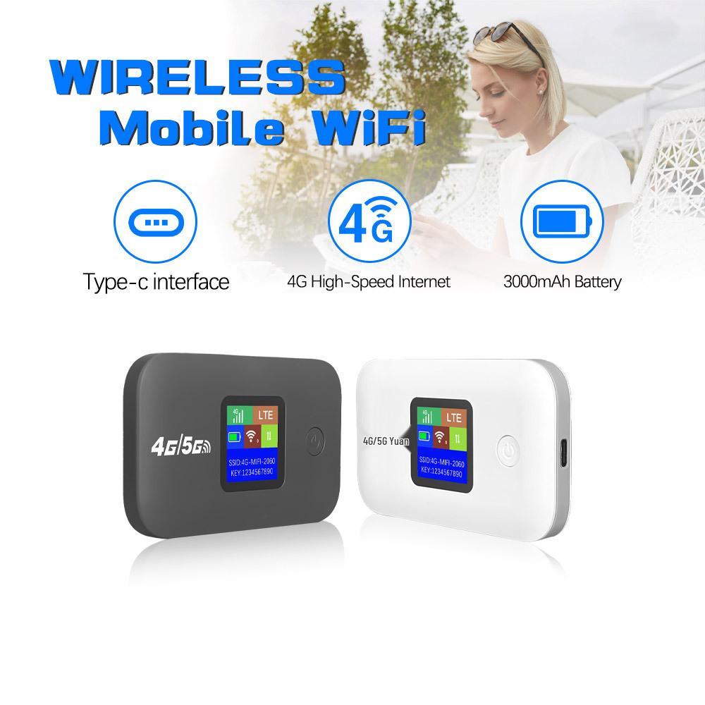 Portable LTE WiFi Router with SIM Card Slot