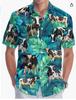 Summer Hawaiian Shirt Men's Fashion Digital Printing Short Sleeve One Hong Kong Trendy