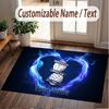 Custom Rug BIRMINGHAM CITY Pattern Print Name Text Soft Non‑Slip Floor Carpet for Home Indoor Decoration