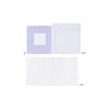 Midori Message Board Colored Shikishi (Foldable), 39 Stickers, 1 Envelope Included, Purple, 33297006