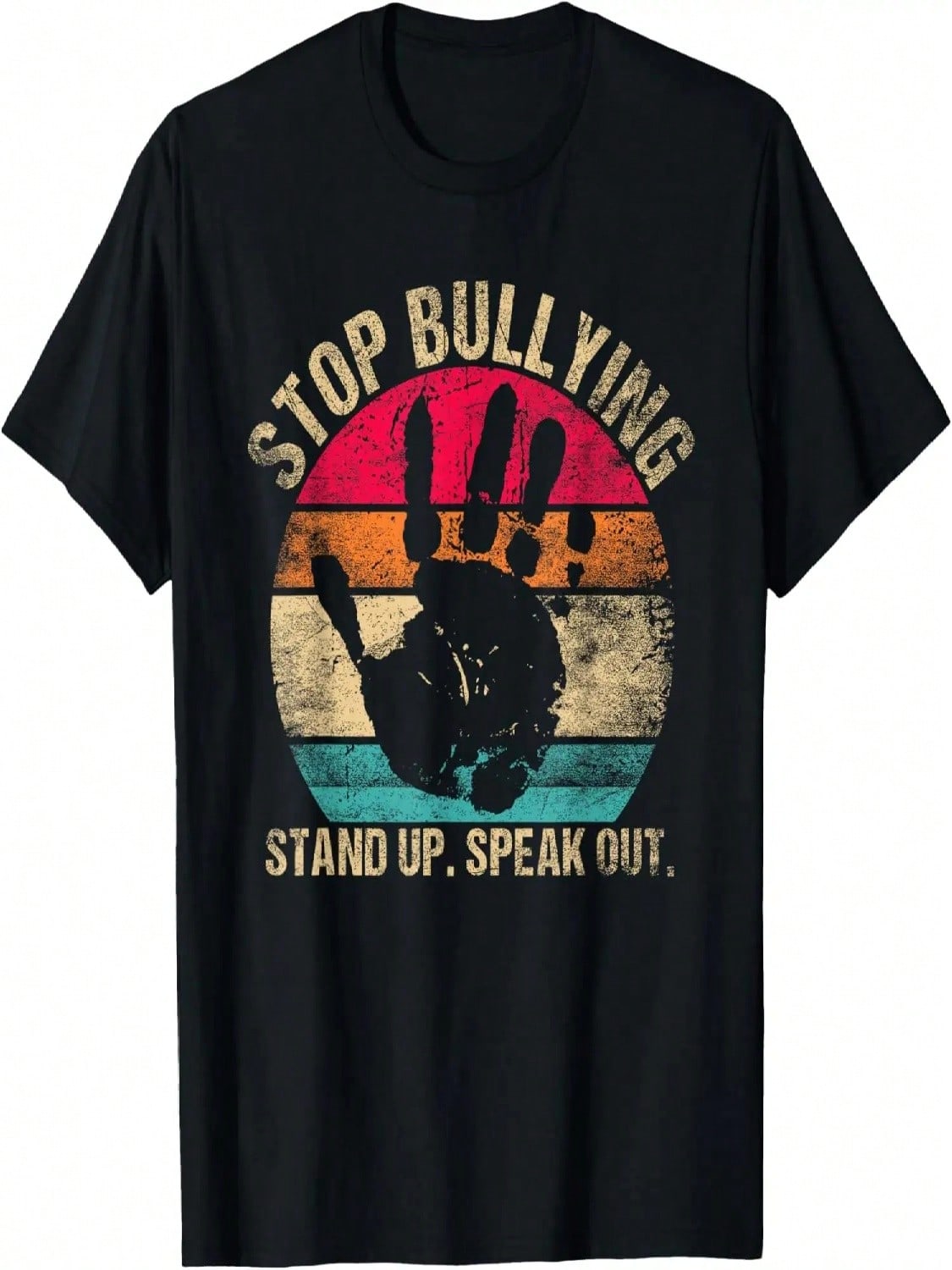 Stop Bullying Orange Shirt Stand Up Speak Out Unity Day T-Shirt S разноцветный