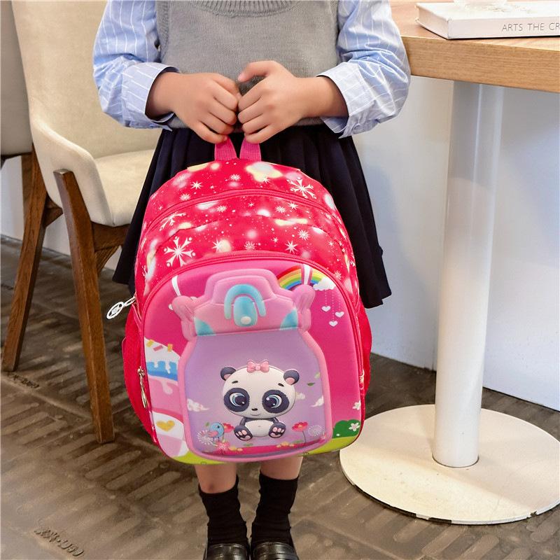 2025 Cartoon Kids' Backpack for Kindergarten & Elementary - Large Schoolbag for Boys & Girls