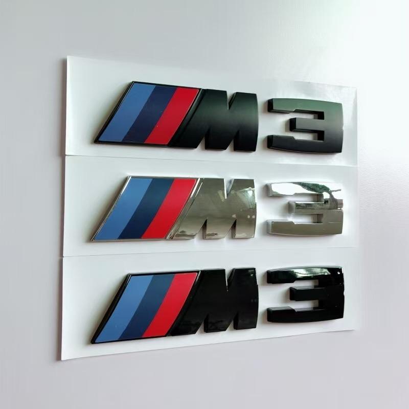 Suitable For B M W Group M3 Emblem Standard Trunk Tail Standard ABS Logo Sticker For BMW E30 E46 E36 X1 X3 X5 X6 X7 F30 F20 Yo2