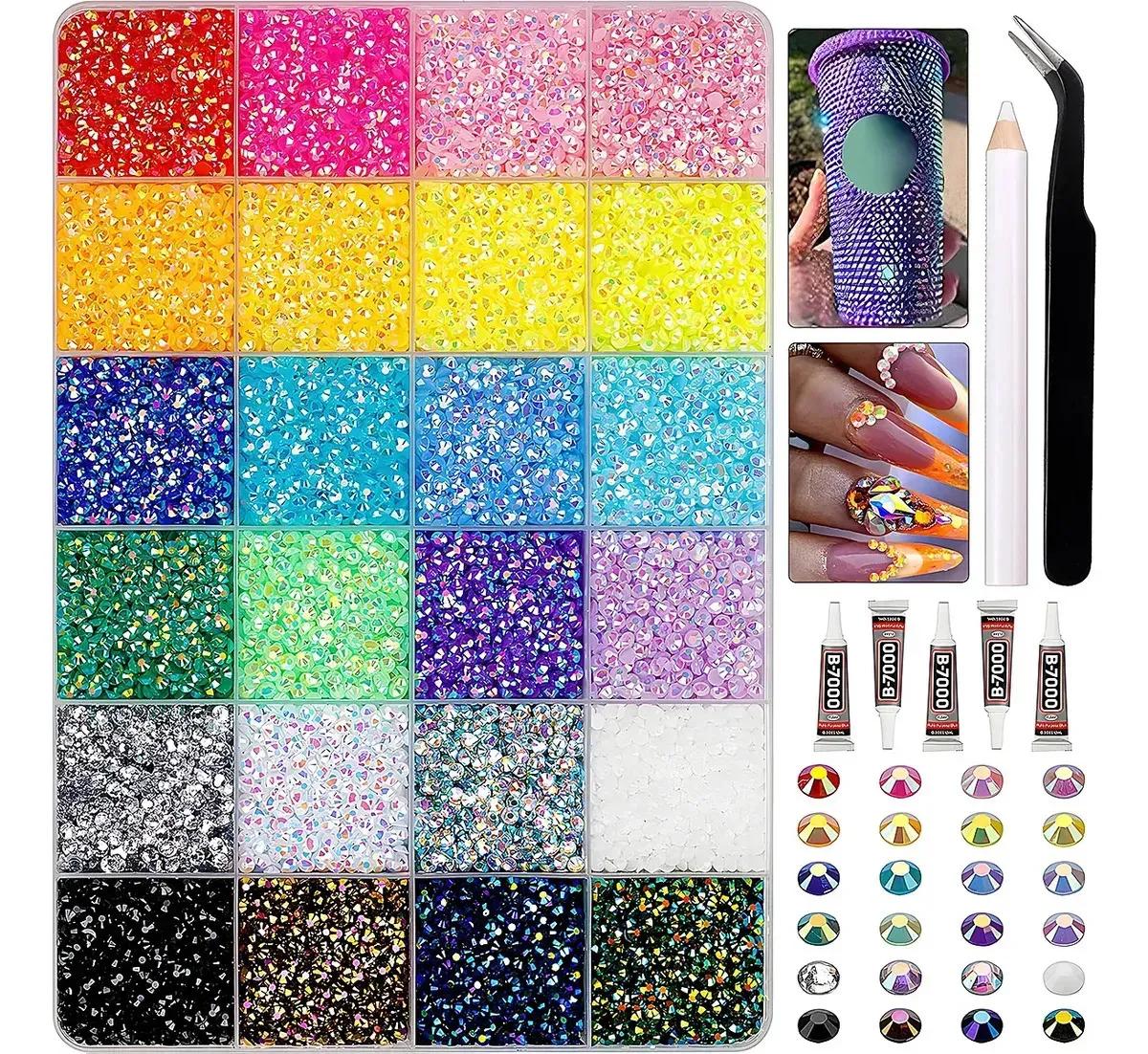 24,000 crystal rhinestones for decoration