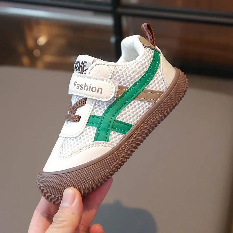 Fashion 2025 Children's Sneakers Boys Lightweight Breathable Sport Running Shoes Girls Soft Bottom Casual Shoes Student Shoes