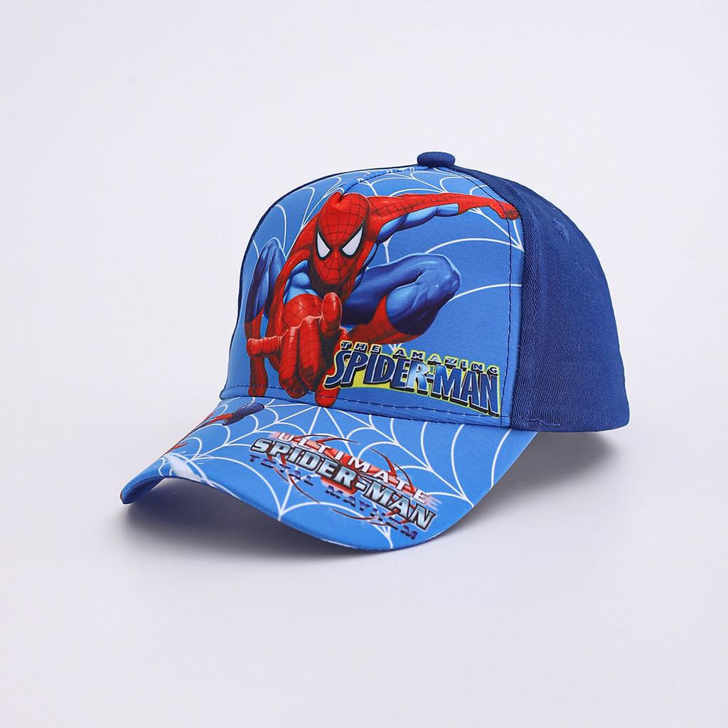 Childrens Cartoon Spider Man Baseball Cap With Breathable Polyester For Summer Outdoor Play