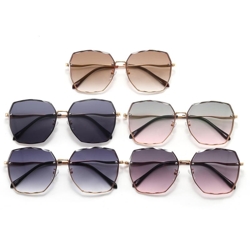 Moisty Big Face And Thin Sunglasses For Women'S Summer Sunscreen And Uv Protection Sunglasses