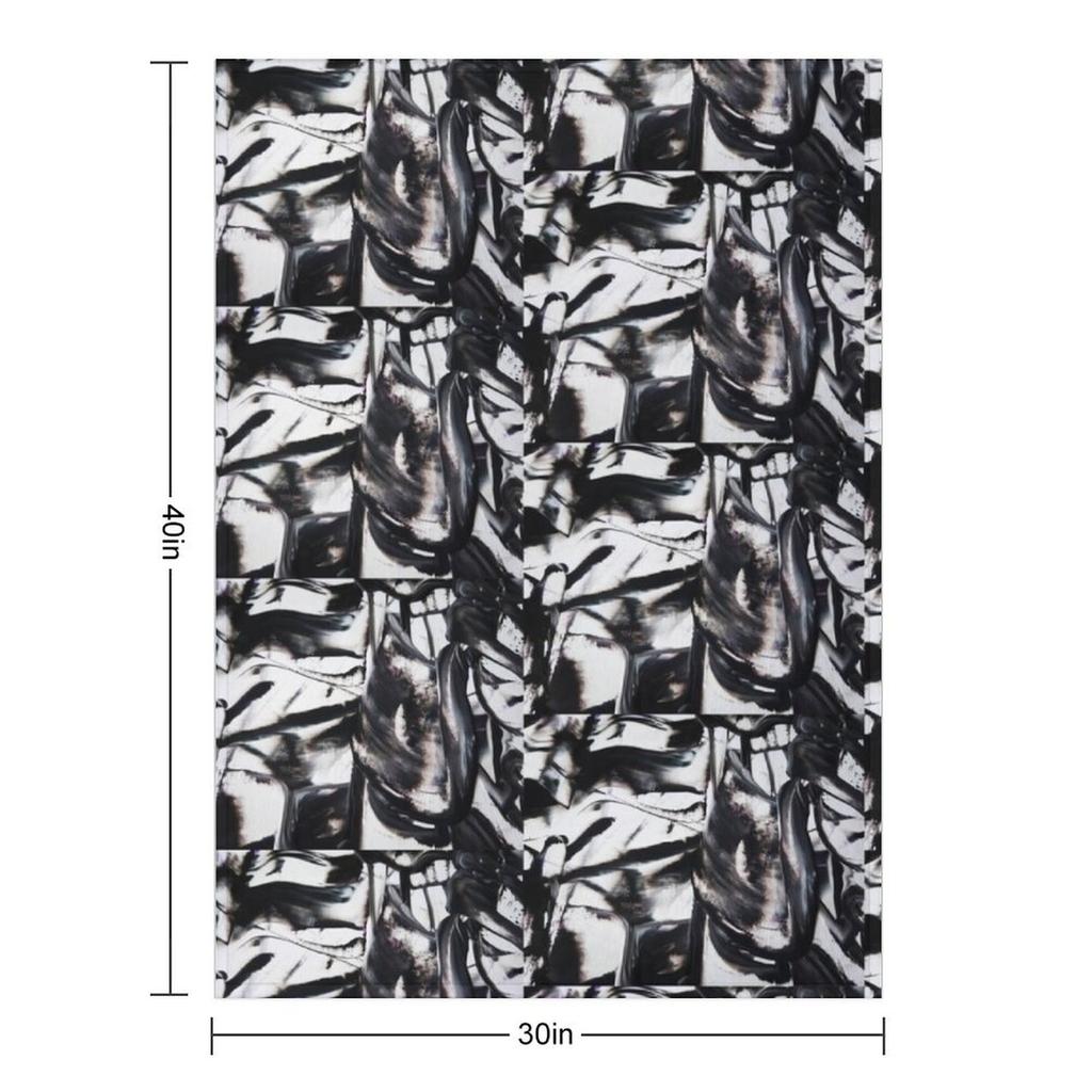 Monochrome Throw Blanket Decorative Throw Bed Fashionable Multi-Purpose Summer Beddings Blankets