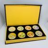 Beijing Badaling Great Wall Four Seasons Spring, Summer, Autumn, Winter Tourist Attraction Gold Plated Commemorative Medal Gift 45mm Coin Gift Box